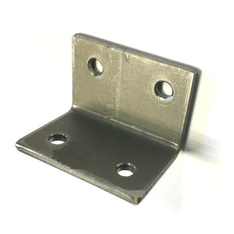 Angle Plate Bracket T Stainless Steel Mm Holes Mm Plate