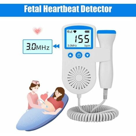 Accueil Doppler foetal moniteur cardiaque de poche pour bébé Doppler