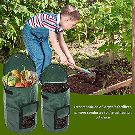 Sac De Compost Jardin Poubelle De Jardin Pliable Sac Jardinage