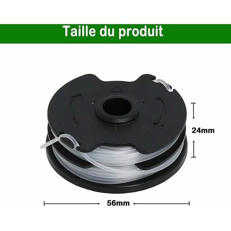 Lot de 6 bobines de rechange pour débroussailleuse sans fil Parkside