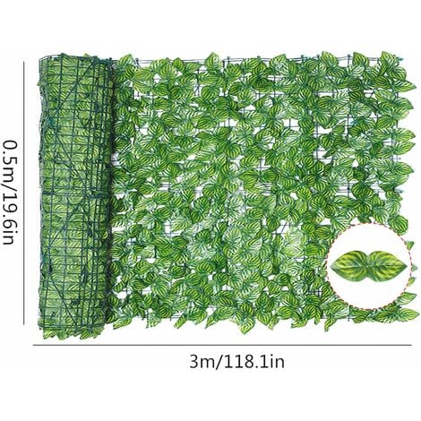 Clture Artificielle De Feuilles De Lierre 0 5m X 3m Brise Vue Jardin