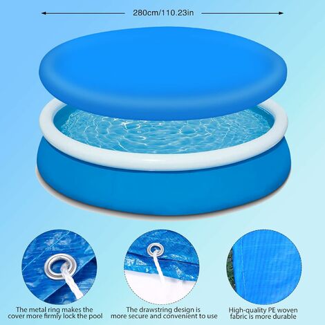 Bache Piscine Couverture De Piscine Rond Bache De Protection Pour