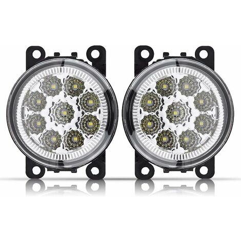 Alwaysh Daytime Running Lights Led Round Car Front Fog Lamp Drl