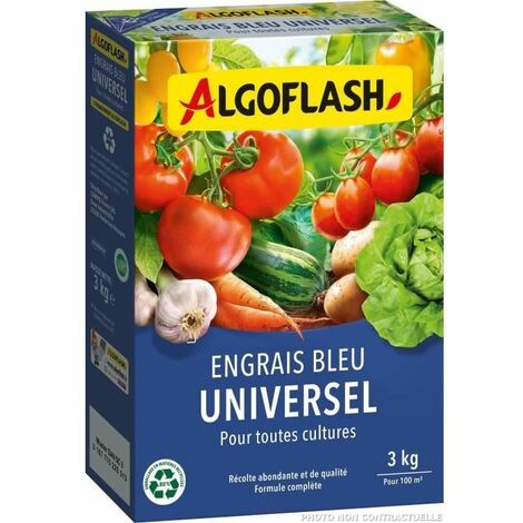 Engrais Bleu Universel ALGOFLASH NATURASOL 3 Kg