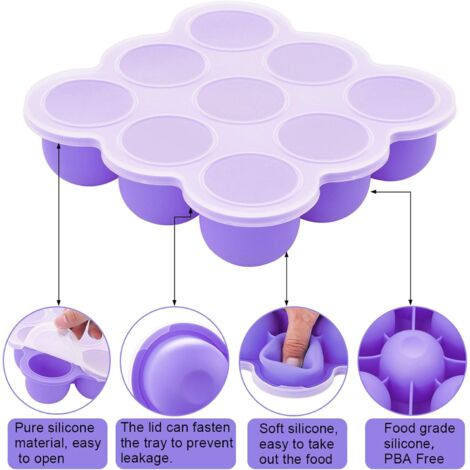 Boîte de Rangement Congelée Pour Aliments Pour Bébés Bébé Récipient en