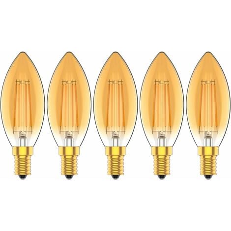 Ampoules Bougie à LED E14 4W 30W Ampoule à incandescence équivalent