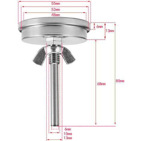 Thermom Tre De Four En Acier Inoxydable Thermom Tre Pour Barbecue Grill