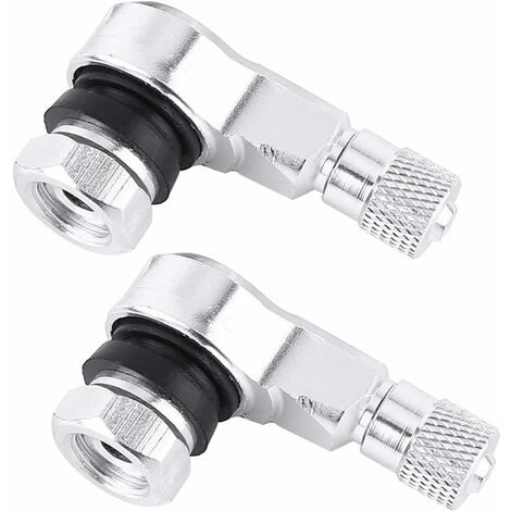 2 pcs Adaptateur d Extension de Valve de Pneu 90 Degrés en Alliage