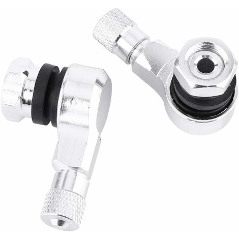 2 pcs Adaptateur d Extension de Valve de Pneu 90 Degrés en Alliage