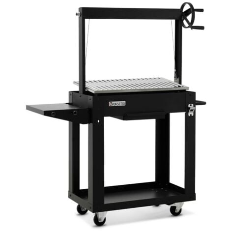 BRASERO Barbecue Charbon Et Bois Galdana Grille Inox En V De 72 5 X