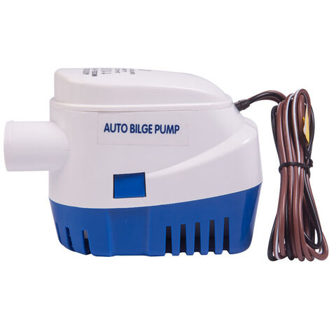 Pompe de cale automatique 12V 1100GPH avec Interrupteur à Flotteur