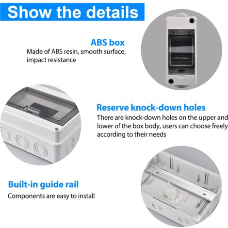 Coffret Electrique Etanche Exterieur Ip Modules Abs De Surface En