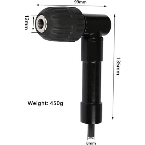 CCYKXA Mandrin à Angle Droit 90 Auto Serrant Mandrin Coude de