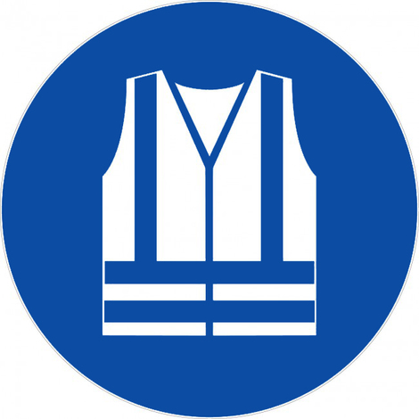 Panneau Obligation De Porter Un Gilet Haute Visibilite Rigide Mm