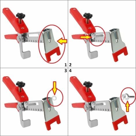 Kit de Système de Nivellement Leveller de Carrelage pour Outils de