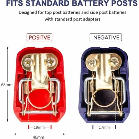 Pairs Cosses Batterie Serrage Rapide V Connecteur De Batterie