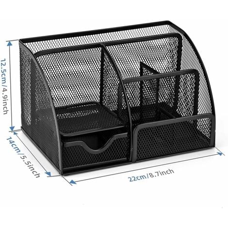 Ahlsen Rangement De Bureau Multifonctionnel Organisateur De Bureau En