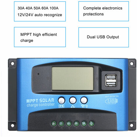 R Gulateur Solaire Et Olien Contr Leur De Charge Solaire Mppt Double