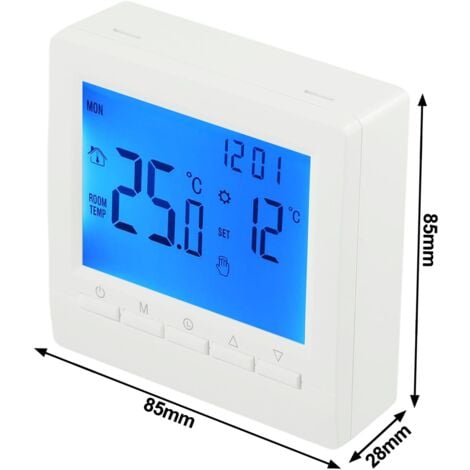 Intelligent écran LCD Thermostat de Chauffage électrique contrôleur