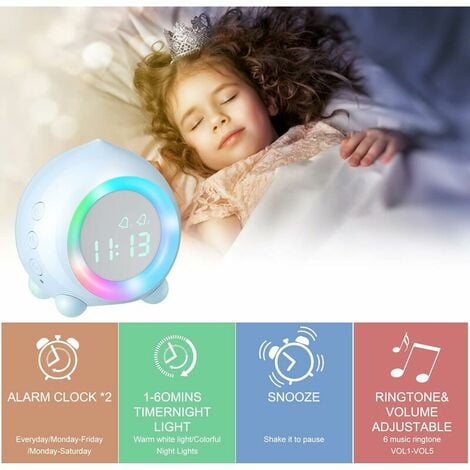 R Veil Enfant Lumineux Led Numerique En Usb Charge R Veil Veilleuse