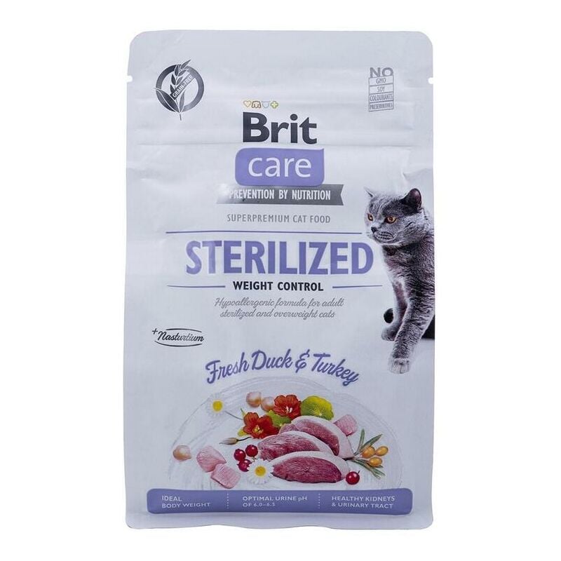 Brit Care Grain Free Sterilized Weight Control Comida Seca Para Gatos