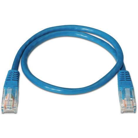 Aisens Cable De Red Latiguillo Rj45 Cat 6 Utp Awg24 Azul 3 0m