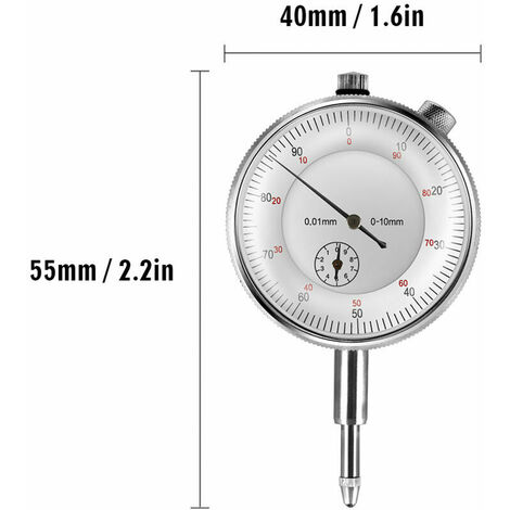 Indicateur A Cadran Rond En Metal Et Mini Kit D Outils De Support De