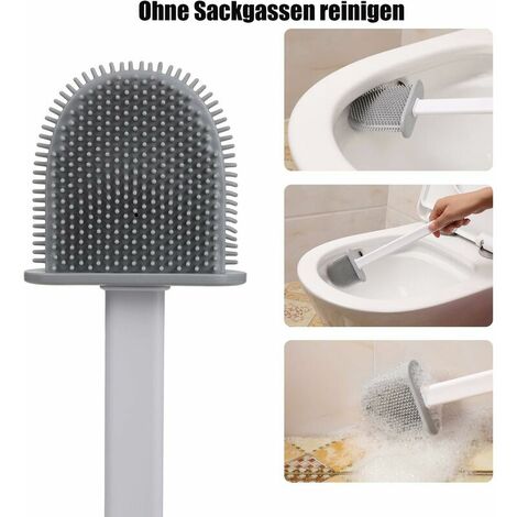 Brosse Wc En Silicone Brosse De Toilettes Pour Salle De Bain Avec