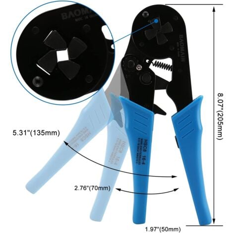 Tigrezy Pince à sertir auto réglable Outils de sertissage utilisés pour