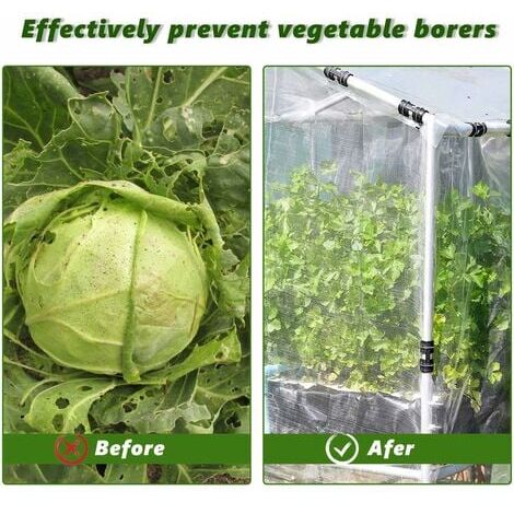 Blanc Filet Anti Insecte Potager X M Filet Protection Potager