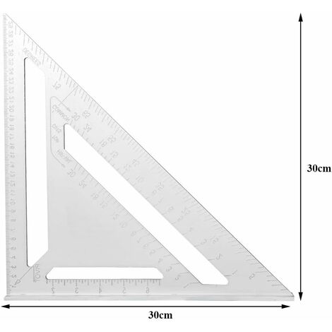 Querre De Charpentier Argent En Alliage Daluminium Querre Triangle