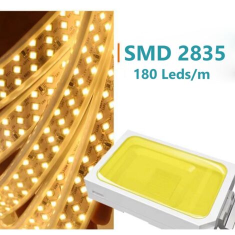 Ruban Led Chantier M Ip W M Leds M Silicone Tanche Blanc