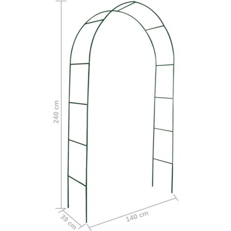 Arche De Jardin Pcs Pour Plantes Grimpantes Vidaxl