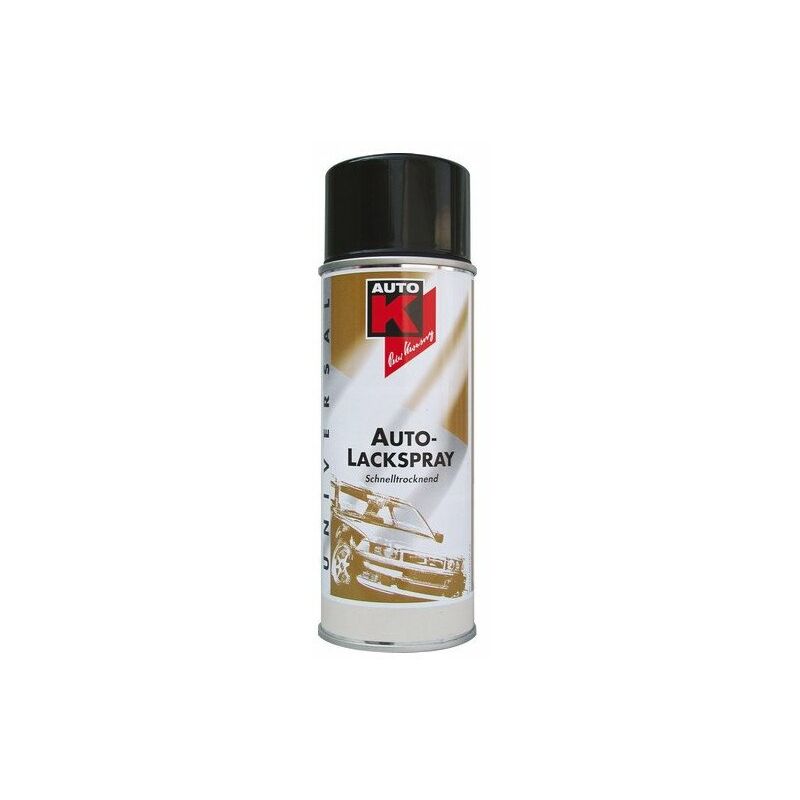 Peinture de finition mate noir aérosol 150ml AUTO K