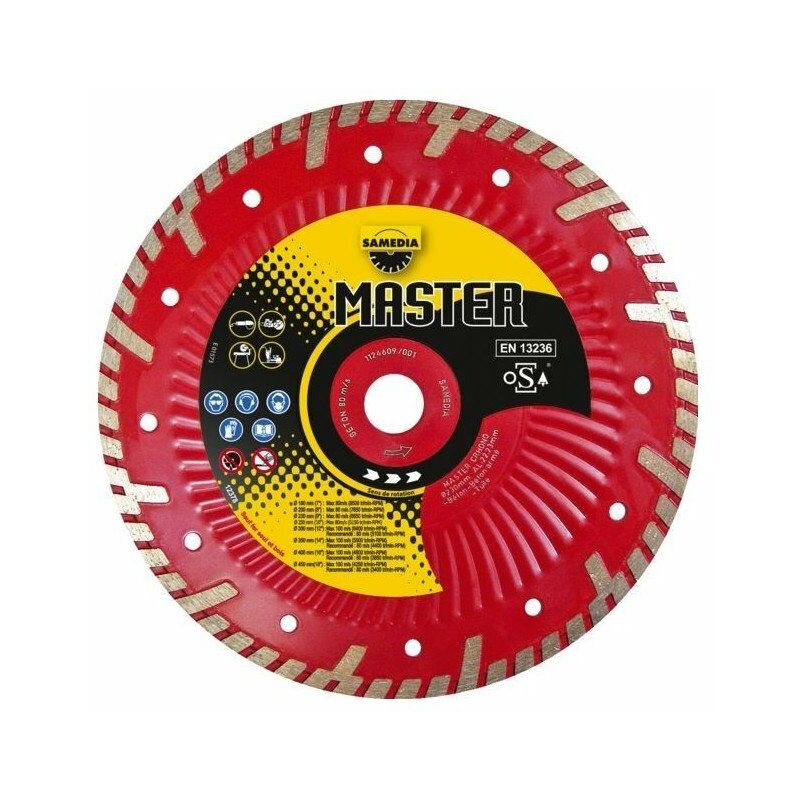 Disque Diamant Turbo Chrono Laser D230 Al 22 2 J Cont Tuileste Foy