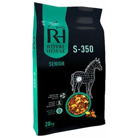 Aliment cheval en granulé S350 SENIOR 20 Kgs ROYAL HORSE