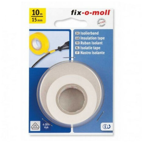 FIX O MOLL Adhésif isolation10mx15mmblanc FIX O MOLL