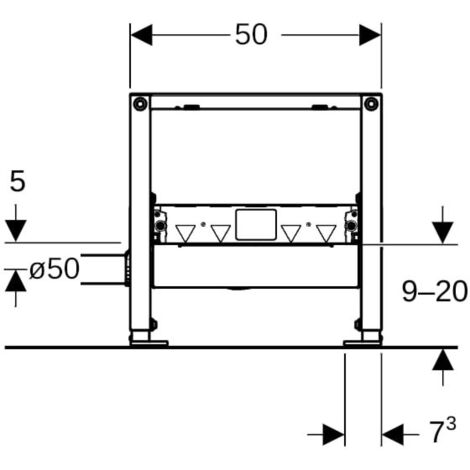 Geberit Duofix El Ment De Douche Hauteur Cm Avec