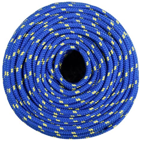 Corde de bateau Bleu 10 mm 100 m Polypropylène corde de bateau