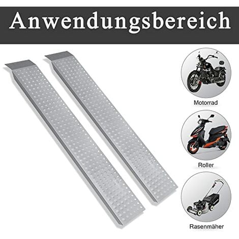 Auffahrrampe Auto Auffahrrampen F R Anh Nger Stahl Motorrad Rampe F R