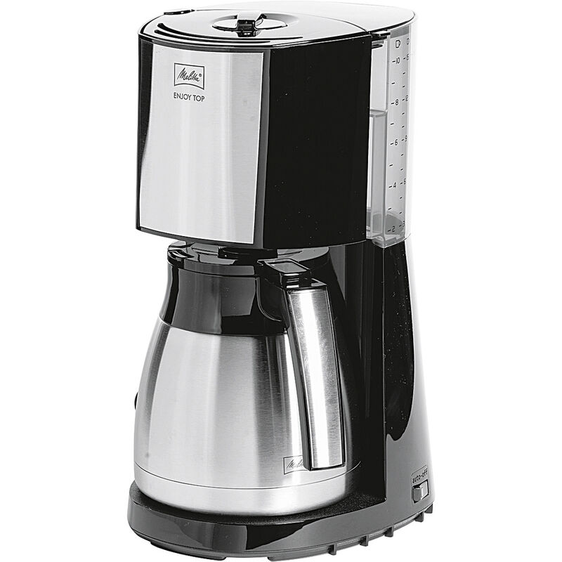 Melitta Enjoy Therm Kaffeemaschine Schwarz Edelstahl Fassungsverm Gen