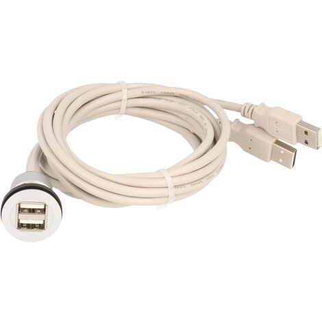 2 X USB 2 0 Buchse A 2 X USB 2 0 Stecker A RRJ2USB150CM Schlegel