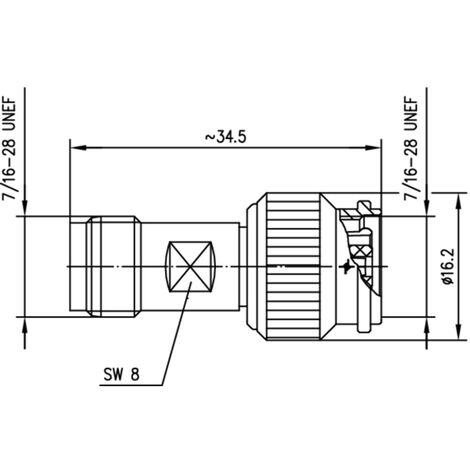 Telegärtner 100023838 100023838 Koax Adapter TNC Buchse TNC Reverse