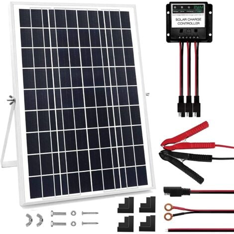 Kit De Panneaux Solaires W V Chargeur De Batterie Solaire