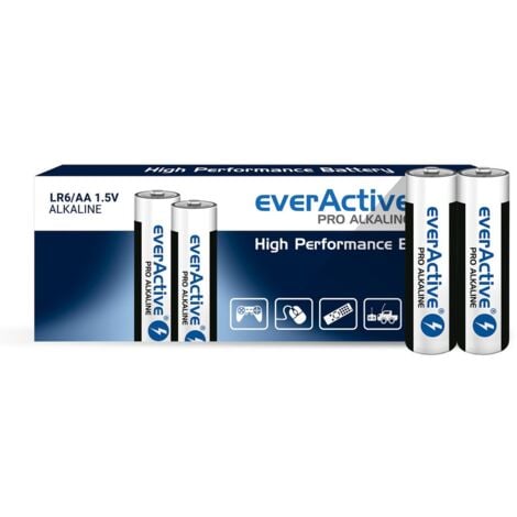 Alkaline Batterien everActive Pro Alkaline LR6 AA Shrinkpack 10 Stück