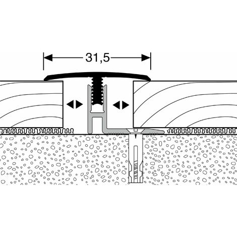 Proviston Bergangsprofil Parkettausgleich Breite Mm