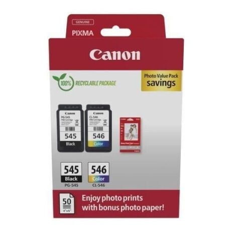 Pack De Cartouches D Encre Pack Papiers Photo Canon Pg Noir