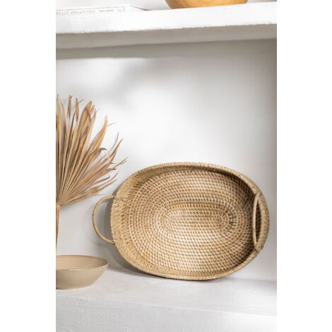 SKLUM Vassoio Decorativo In Rattan Traipu Naturale