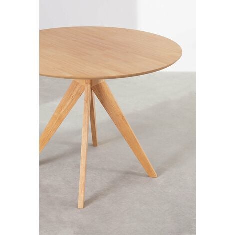 Table De Salle Manger Ronde En Bois Cm Sekiz Sklum