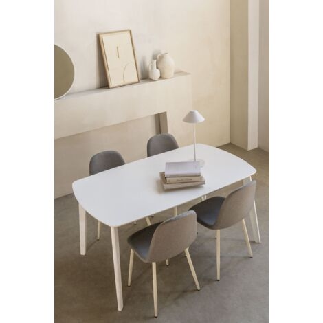 Table Rectangulaire En Bois X Cm Elba Sklum